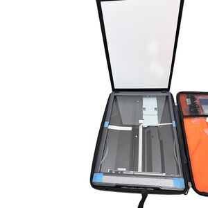 Epson Perfection V39 Flatbed Color Photo Document Scanner with Case open box